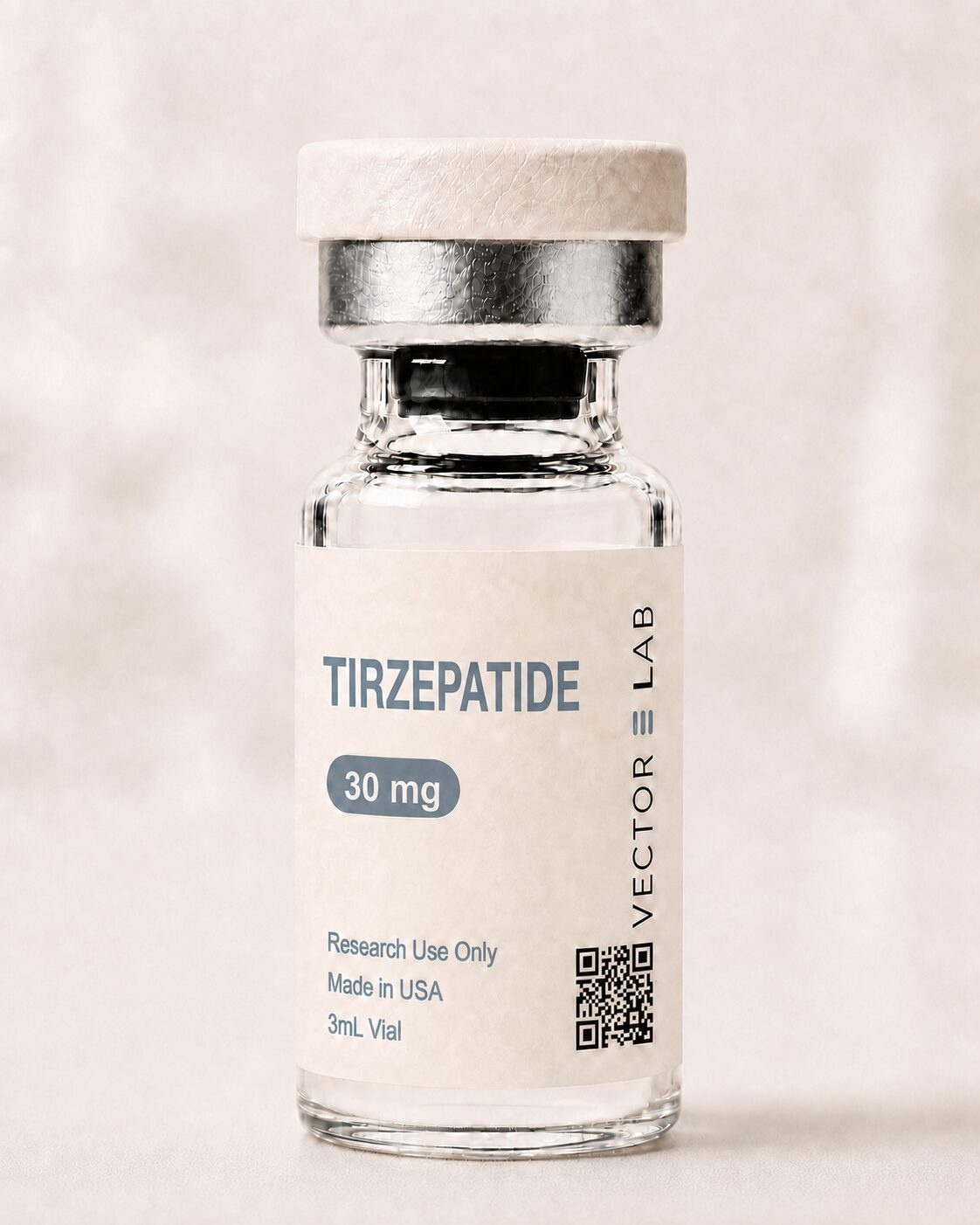 Tirzepatide research peptide vial